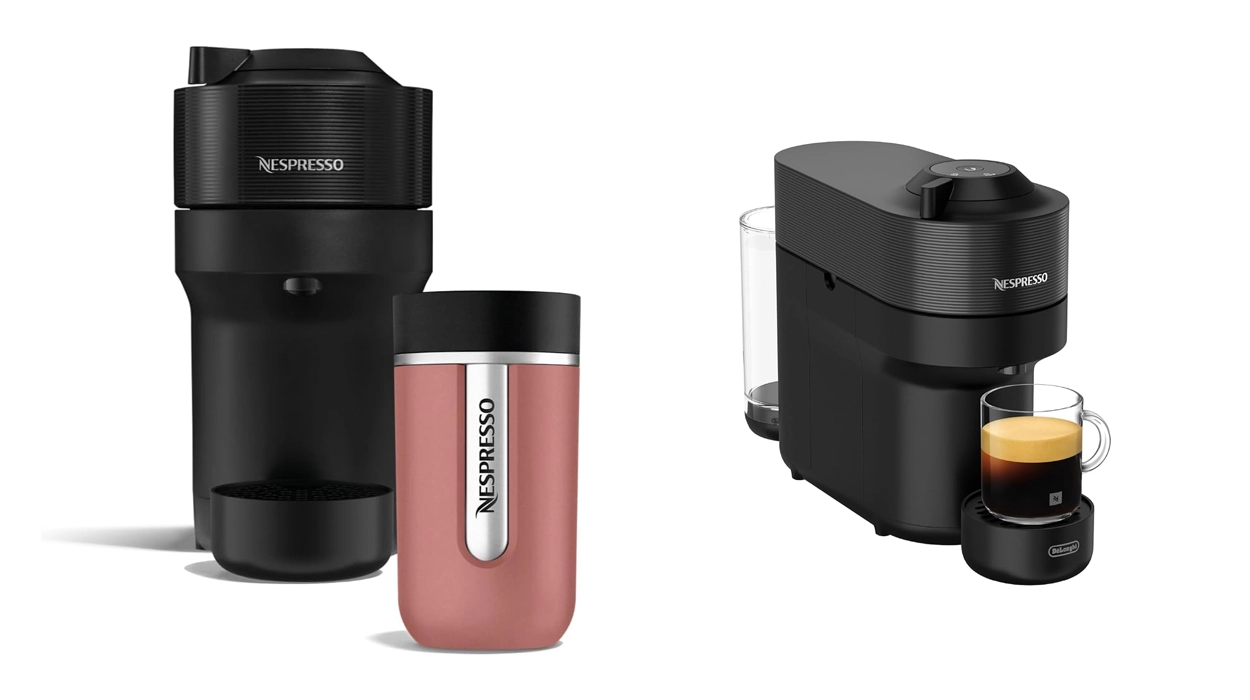 Chollo Cafetera de cápsulas De’Longhi Nespresso Vertuo Pop con Aeroccino + Travel mug por sólo 49€ con envío gratis (-59%)