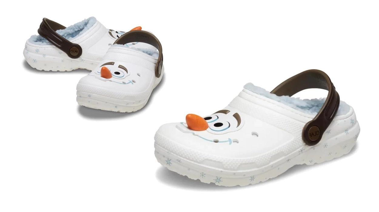 Chollo Zuecos Crocs Frozen Olaf Lined Classic Clog para niños por sólo 24,99€ (-50%)