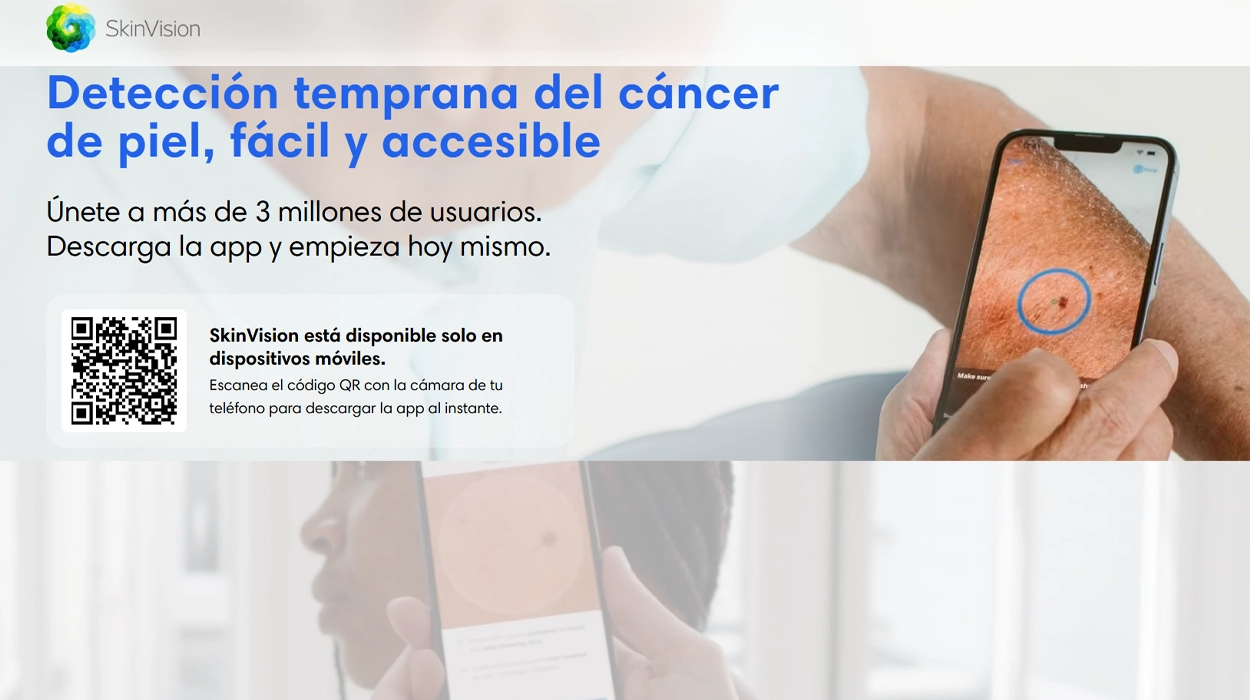 2 meses gratis de Skinvision (Detección temprana del cáncer de piel, fácil y accesible) con este código promocional