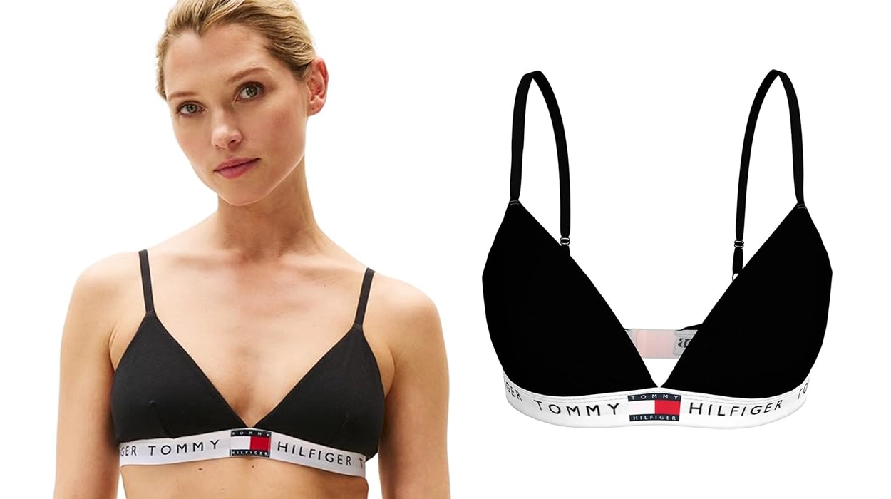 Chollo Bralette de triángulo Tommy Jeans para mujer por sólo 22,85€ (-35%)