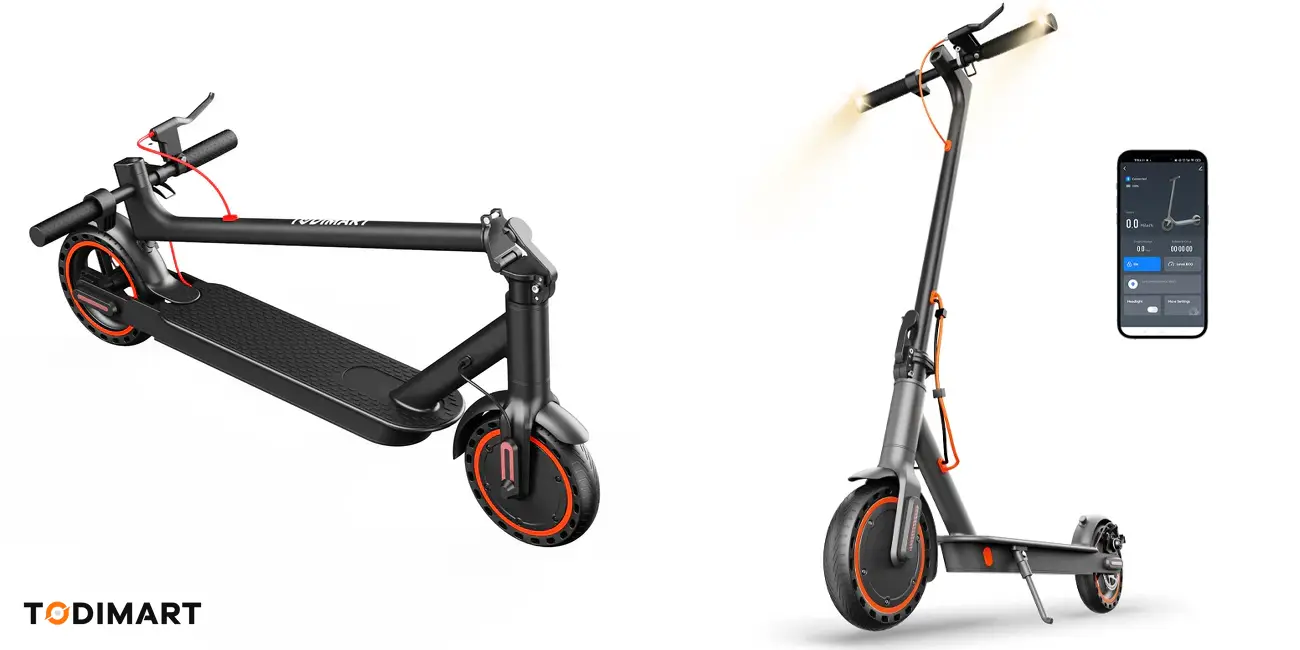 Chollo Patinete eléctrico TODIMART T3 de 350W por sólo 104,10€ con envío gratis (-80%)