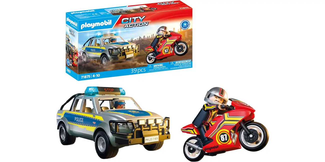 Chollo PLAYMOBIL City Action Persecución con camioneta policial por sólo 27€ (-46%)