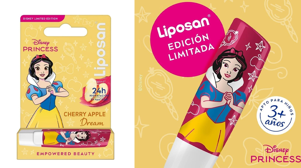 Chollo Pack x2 Bálsamos de labios infantiles Liposan Cherry Shine Ed. limitada Disney Blancanieves por sólo 4,49€ con -50% en 2ª unidad