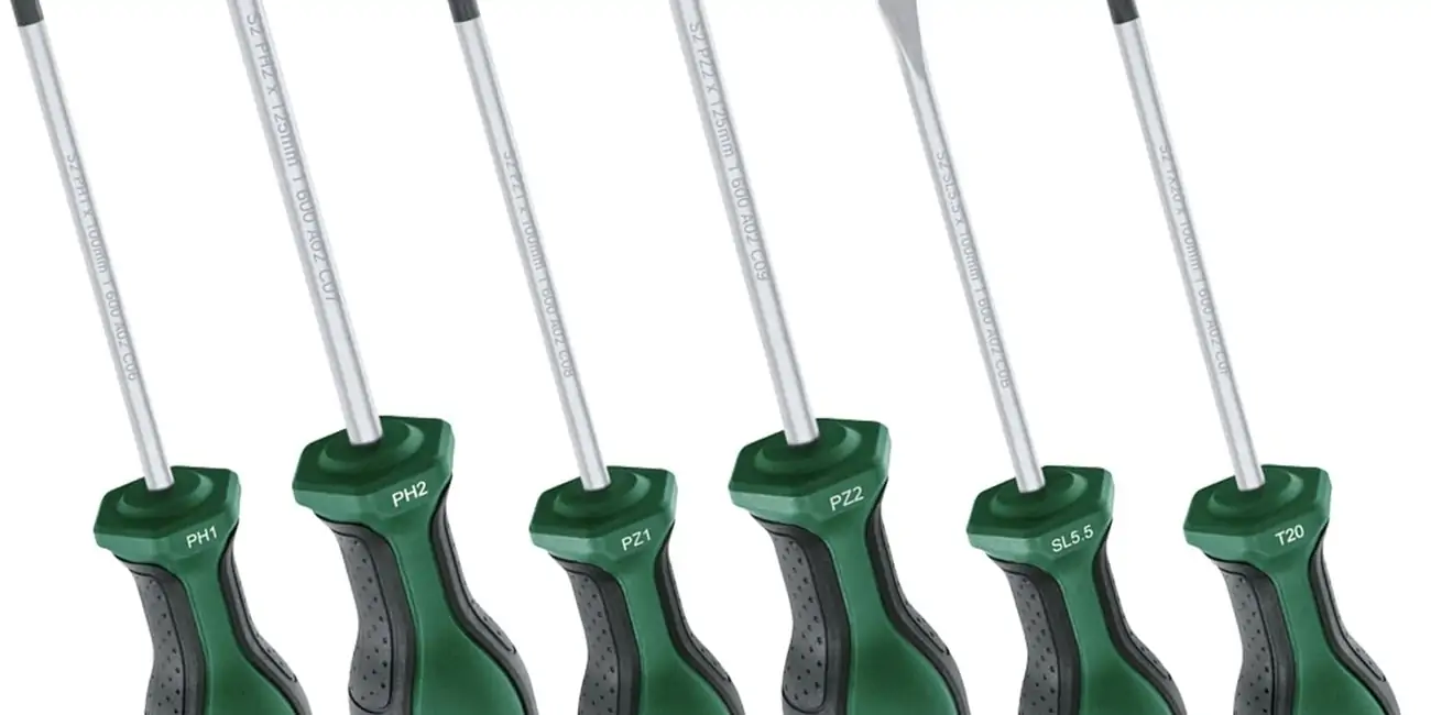 Chollo Juego de 6 destornilladores de alto rendimiento Bosch por sólo 12,99€ (44% de descuento)