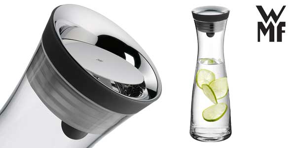 Chollo Botella jarra de agua de cristal WMF de 1 litro con tapa por sólo 19,93€ (-54%)