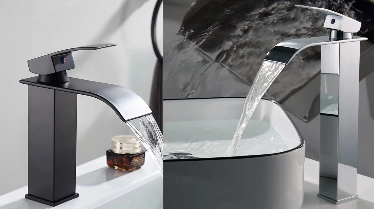 Chollo Grifo monomando para lavabo en cascada por sólo 16,39€ con envío gratis (-52%)