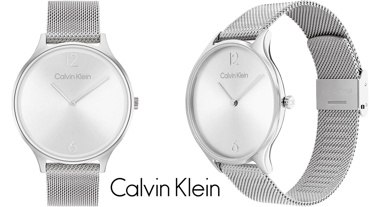 Chollo Reloj Calvin Klein Timeless Mesh para mujer por sólo 55,49€ con envío gratis (-60%) ¡Precio mínimo histórico!