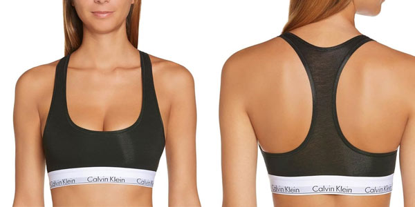 Chollo Sujetador Calvin Klein Unlined Bralette para mujer por sólo 17€ (51% de descuento)