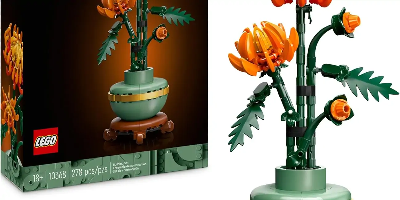 Chollo LEGO Botanicals Crisantemo (Chrysanthemum) por sólo 22,49€ (25% de descuento)