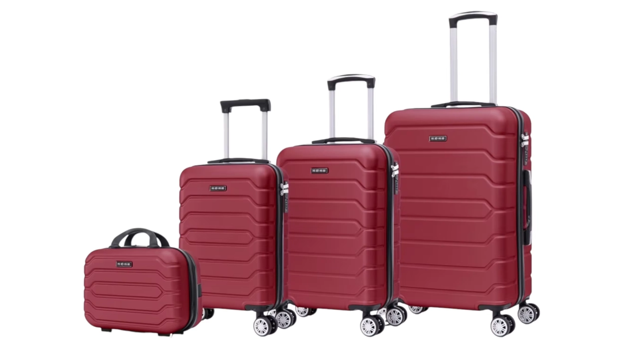 Chollazo Set de 3 maletas + neceser por sólo 48,72€ con cupón y envío gratis (-74%)