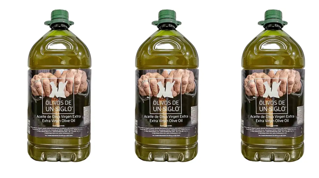 Llévate hoy 15 litros de este Aceite de Oliva Virgen Extra de Jaén y paga sólo 4,24€ el litro con este cupón