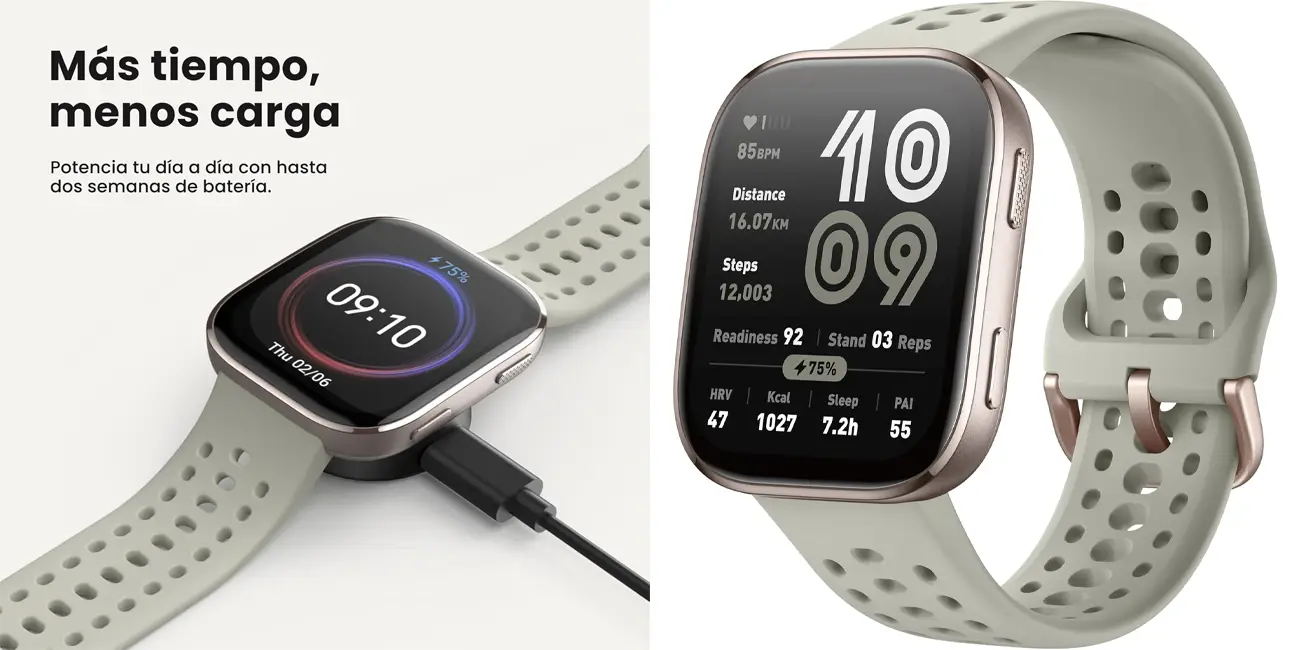 Chollo Smartwatch Amazfit Bip 6 por sólo 66,03€ con envío gratis (-17%)