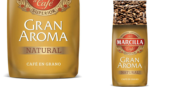 Chollo Pack x2 Café en grano Natural Marcilla de 500 g por sólo 16,89€ con -50% en 2ª unidad ¡8,44€ cada uno!