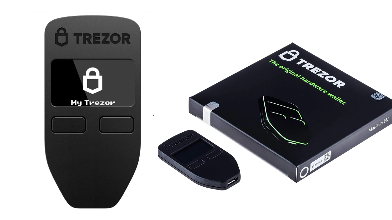Chollo Cartera de hardware de criptomonedas Trezor Model One por sólo 19,60€ (-60%)