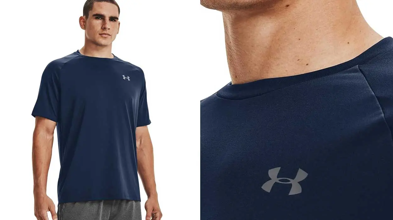 Entrena fresquísimo con esta camiseta técnica Under Armour rebajada a la MITAD en Amazon