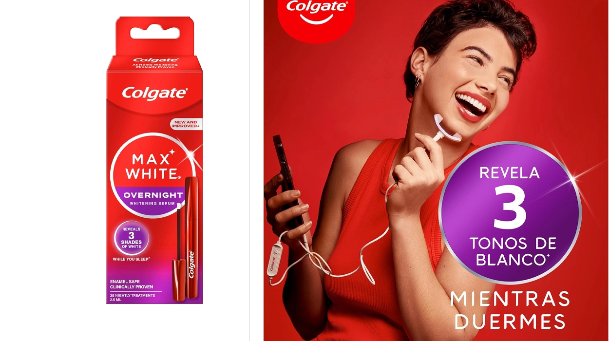 Consigue unos dientes más blancos mientras duermes con este pincel blanqueador nocturno Colgate Max White Overnight baratísimo en Amazon