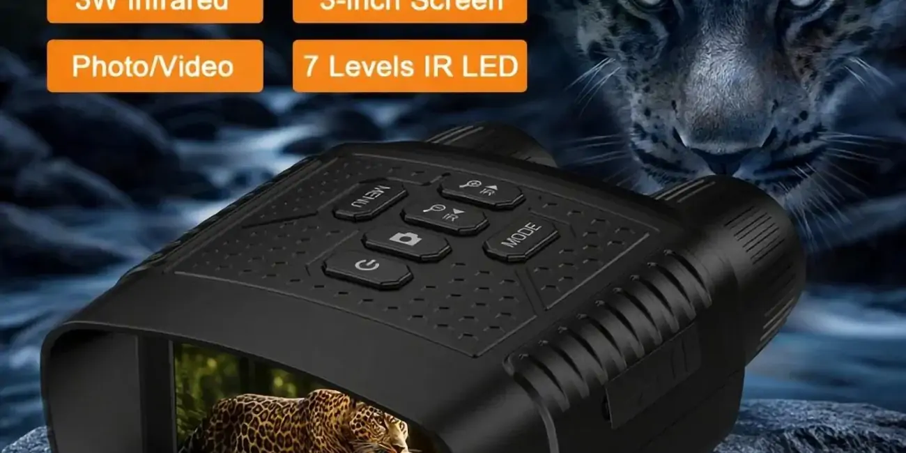 Observa la naturaleza de noche con estos binoculares de visión nocturna con batería recargable a un precio super bueno en AliExpress