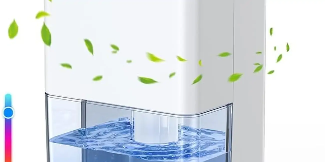 Chollo Deshumidificador silencioso de 1.800 ml y bajo consumo por sólo 53,19€ con envío gratis (47% de descuento)