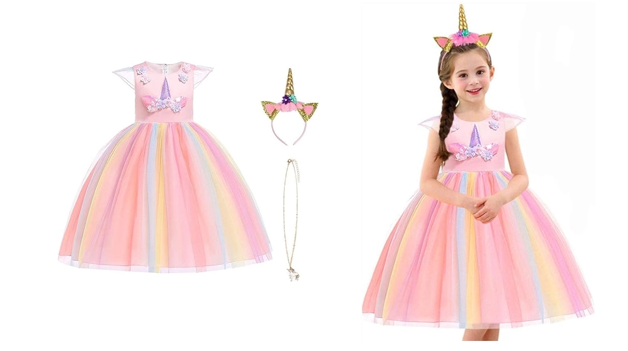 Echa un vistazo a estos disfraces económicos de unicornio para niñas: varios modelos por sólo 11,99€ en Amazon