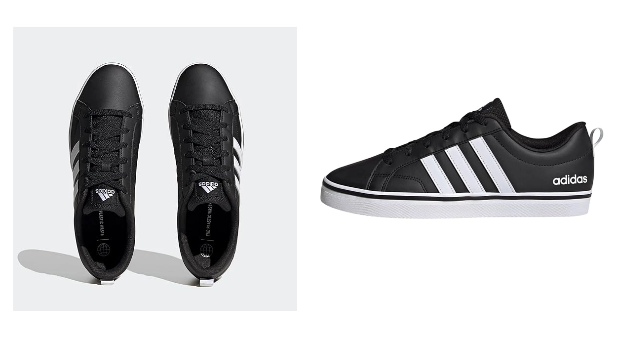 Amazon rebaja un 40% las clásicas zapatillas Adidas VS Pace en negro y blanco ¡A por ellas!