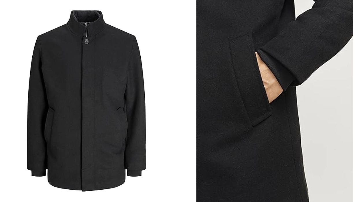 Consigue este elegante abrigo Jack & Jones Wool Coat con una rebaja buenísima en Amazon ¡60% de descuento!