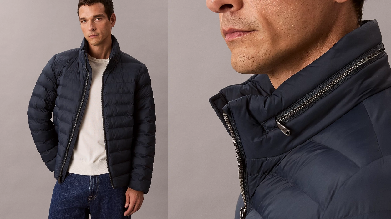 REBAJÓN: Llévate esta impecable cazadora acolchada Calvin Klein con capucha oculta a MITAD DE PRECIO en 5 colores