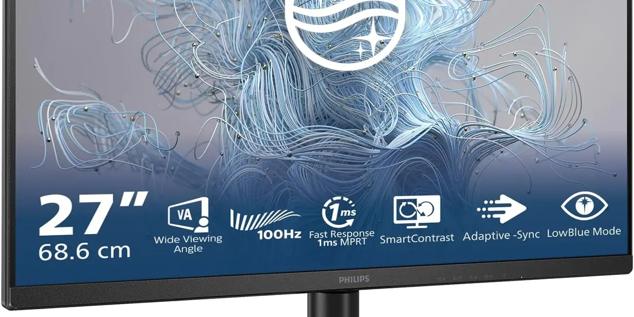 Chollo Monitor Philips WLED de 27″ FullHD 100 Hz por sólo 90,82€ con envío gratis (15% de descuento)