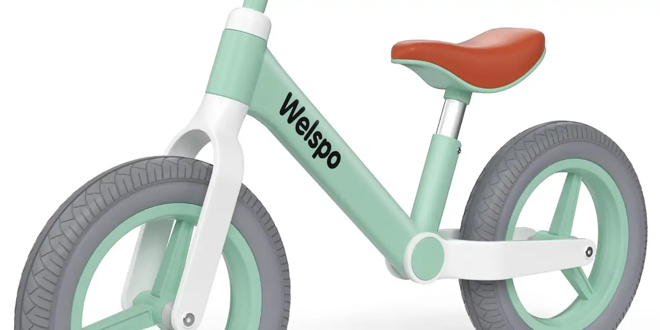 Chollo Bicicleta de equilibrio sin pedales Welspo para niños de 2 a 5 años para niños de 2 a 5 años por sólo 29,90€ con envío gratis (-39%)