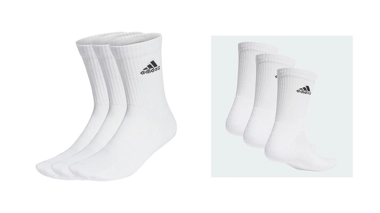 Chollo Pack x3 Pares de calcetines unisex Adidas Cushioned por sólo 6,99€ (-46%) ¡Top ventas!