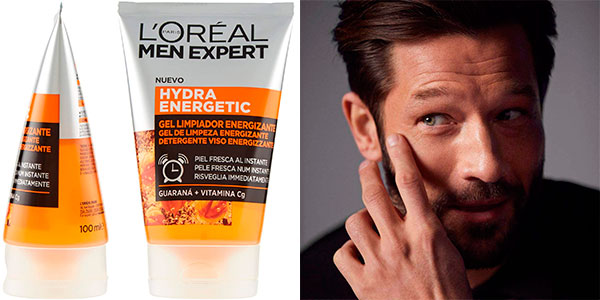 Chollo 3x Gel limpiador energizante L’Oréal Men Expert Hydra Energetic de 100 ml para hombre por sólo 11,38€ con 3×2 (-40%) ¡3,79€ cada uno!
