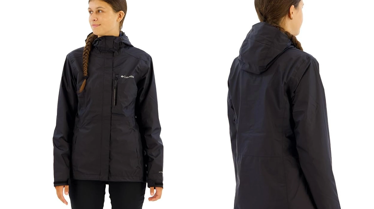 Mantente seca y cómoda en tus planes de senderismo con esta chaqueta impermeable Columbia a mitad de precio en Amazon
