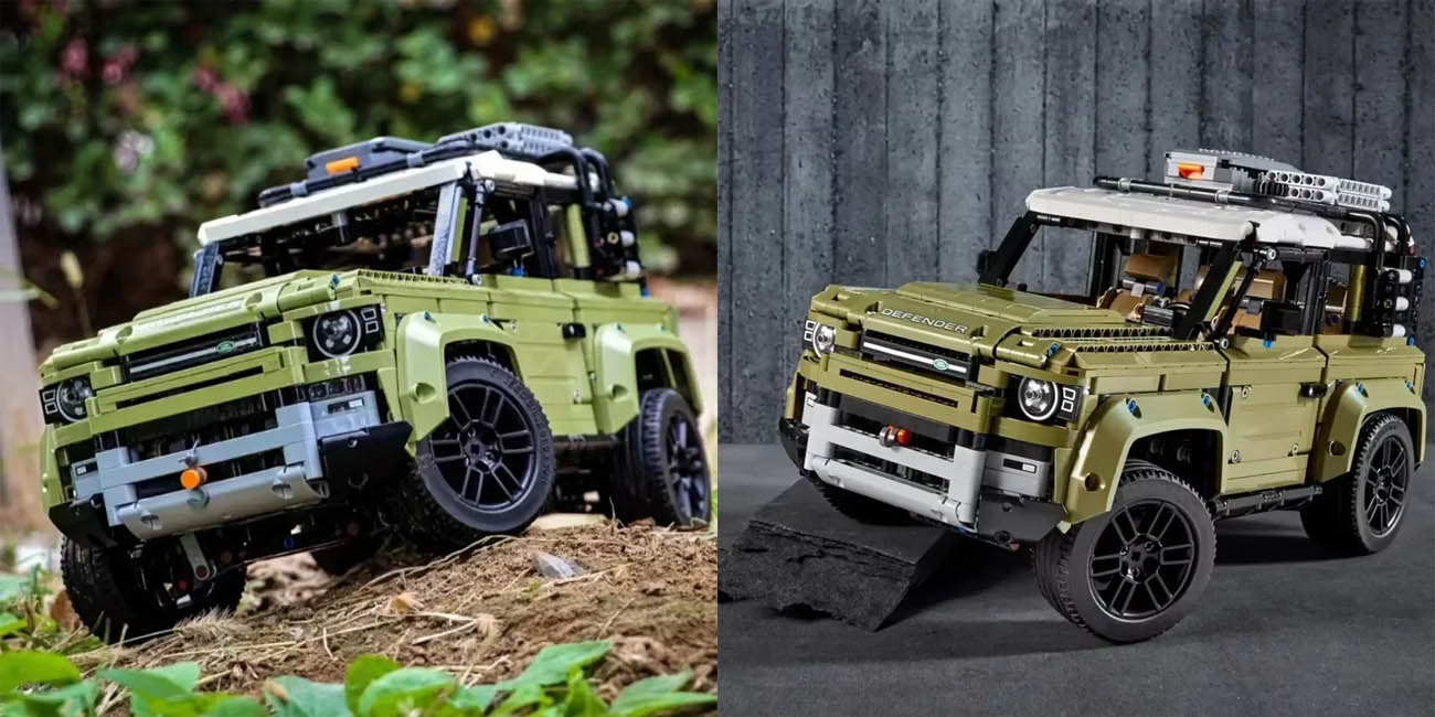 Chollo Set de construcción Land Rover Defender estilo LEGO por sólo 22,22€ y envío gratis con cupón (-65%)