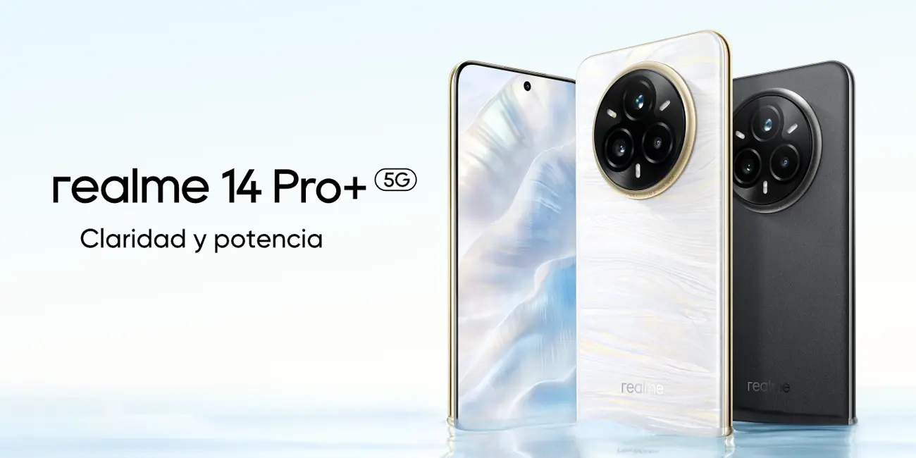 Realme 14 Pro+ 5G con 120 FPS y zoom 120X por sólo 239,69€ con cupón en AliExpress (-55%)
