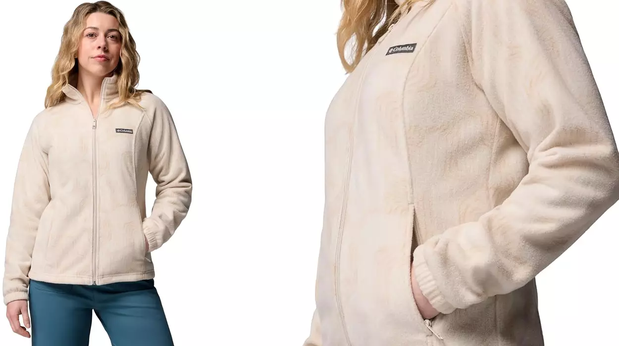 Chollo forro polar Columbia Full Zip Benton Springs para mujer por sólo 26,12€ (-53%)