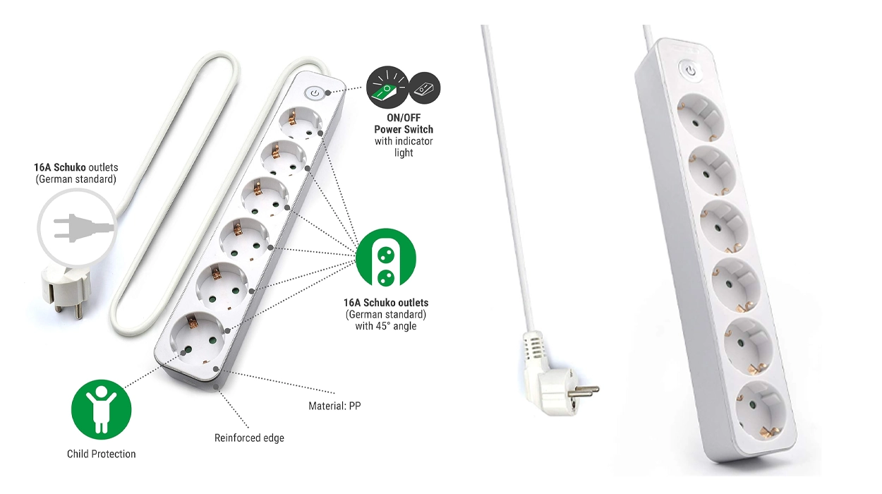 Llévate esta regleta de 6 tomas Enjoy It con interruptor y calidad TOP por menos de lo que te cuesta una baratera de bazar