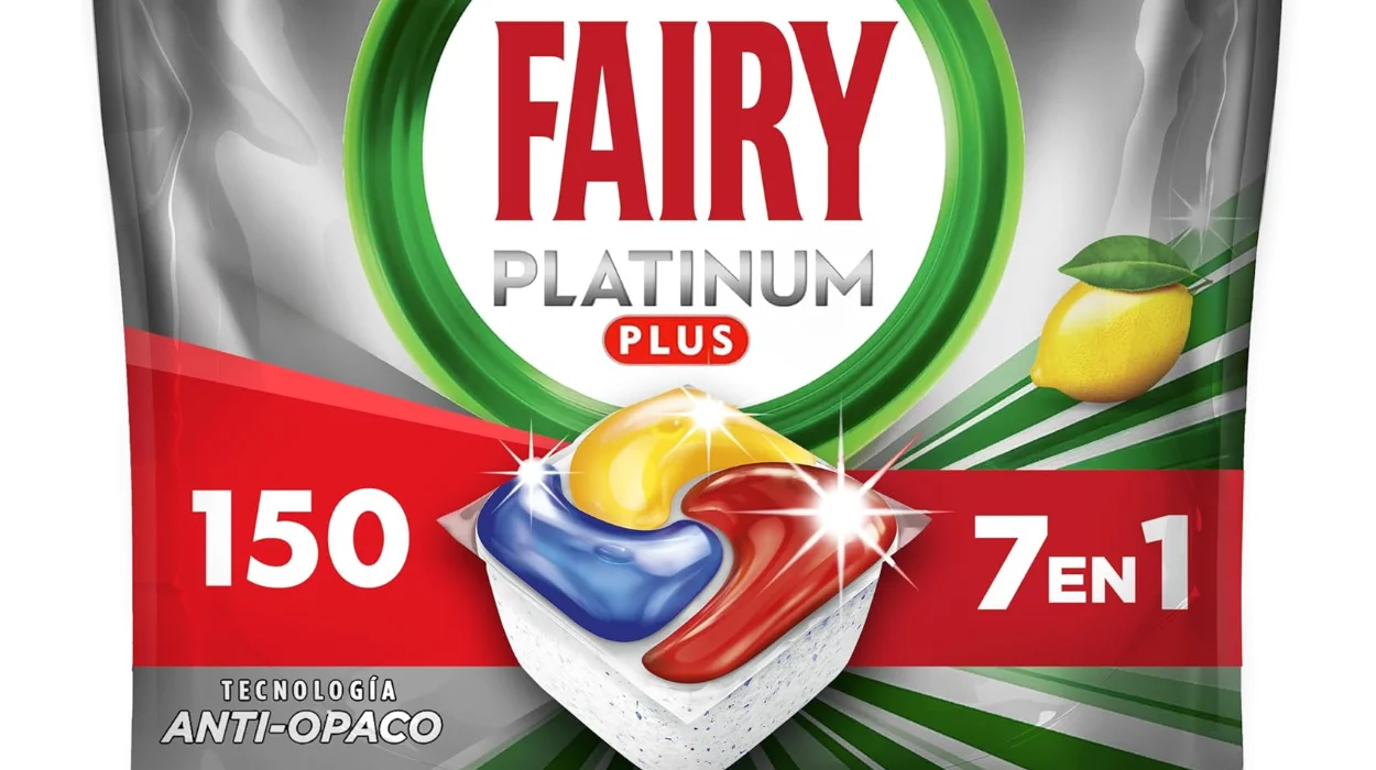 Llévate 150 pastillas de Fairy Platinum Plus Limón y paga sólo 0,19€ el lavado con este ofertón de Amazon