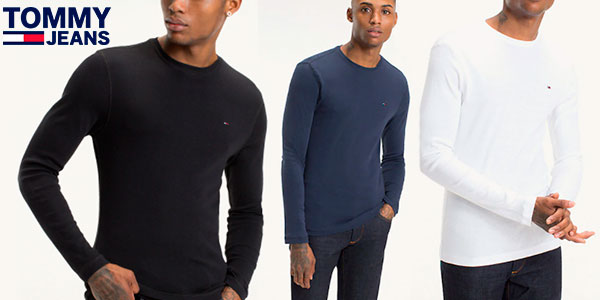 Chollo Camiseta Tommy Jeans de manga larga para hombre por sólo 20,95€ (-40%)