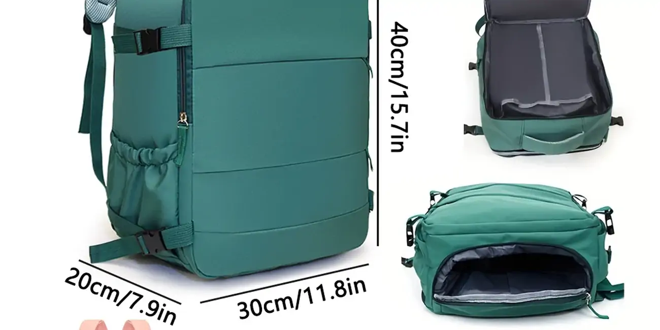 Chollo Mochila de viaje para embarque 40 x 30 x 20 cm válida Ryanair Easyjet por sólo 10,21€ con cupón y envío gratis (-64%)