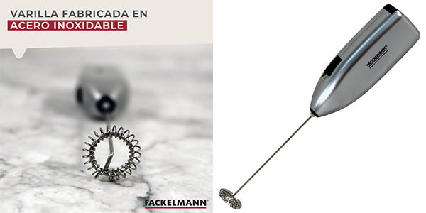 Chollo Espumador de leche eléctrico Fackelmann por sólo 5,89€ (46% de descuento)