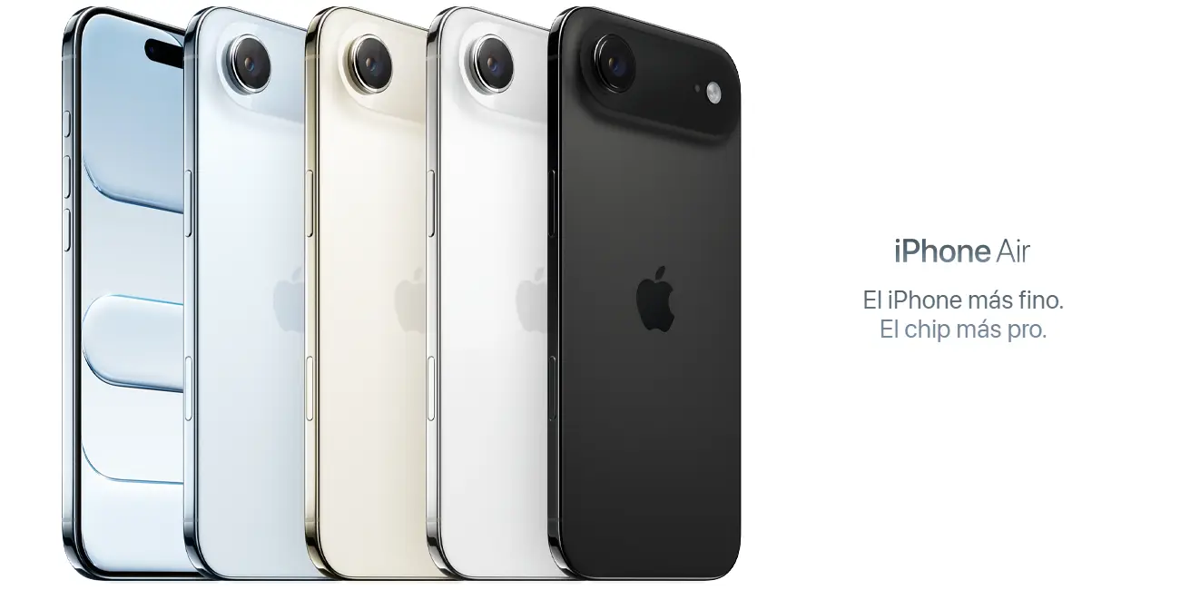 El revolucionario iPhone Air, el móvil más fino de Apple ahora con 200€ de descuento en Amazon