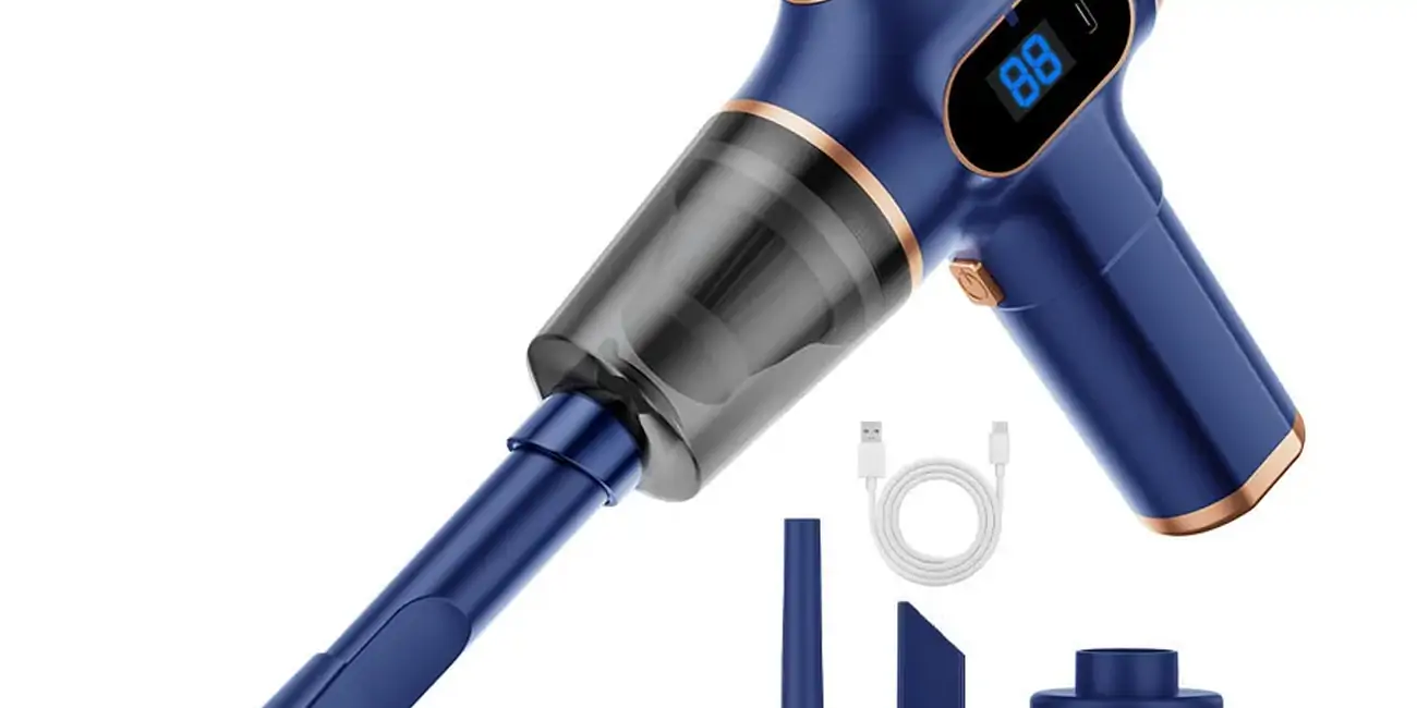 Chollo Aspirador de mano portátil ABS inalámbrico de gran potencia por sólo 12,44€ con cupón y envío gratis (-69%)