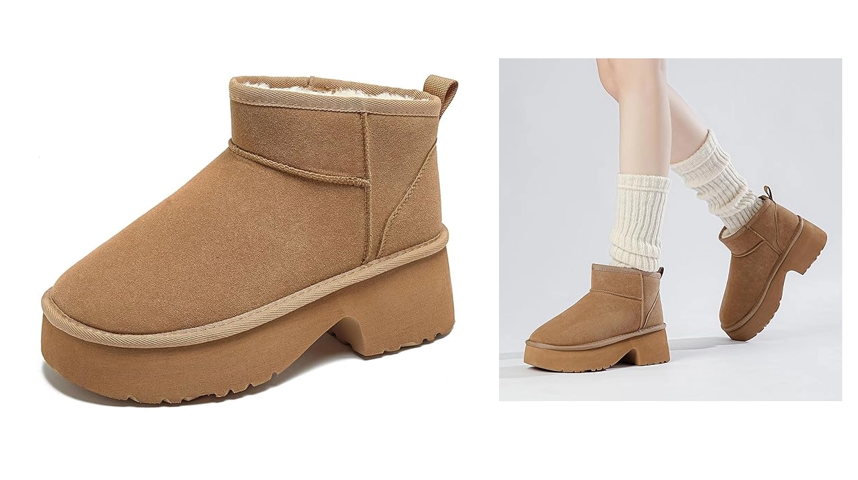 Estas botas de invierno Mishansha extra cálidas para reirte del frío con estilo bajan hoy a sólo 9,99€ ¡50% de descuento!