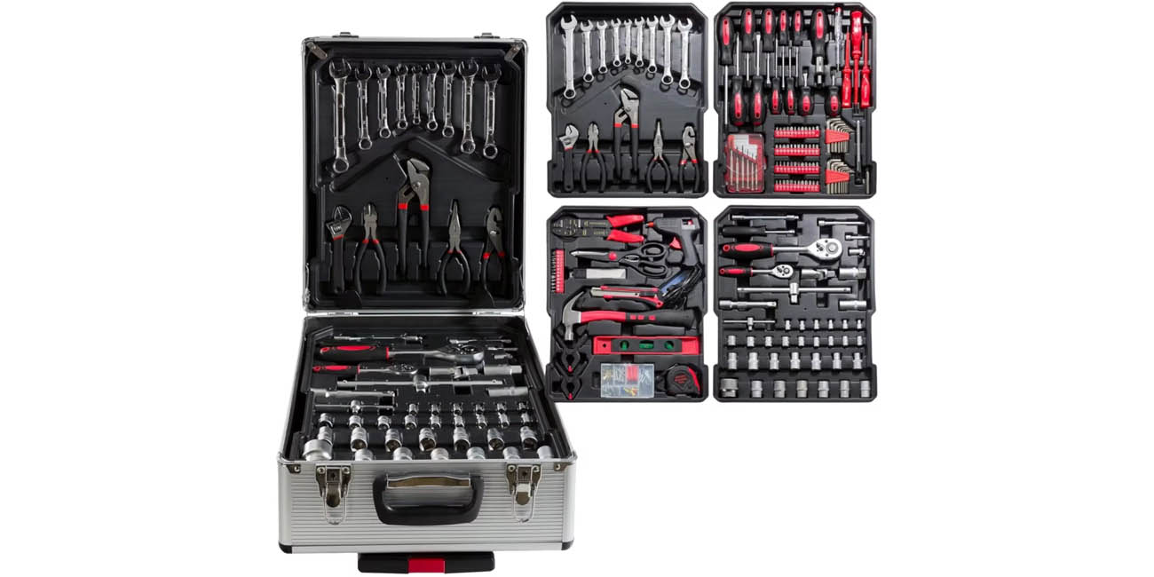 Este maletín de 1.299 herramientas es completísimo y hoy tiene una rebaja espectacular con cupón (-62%)