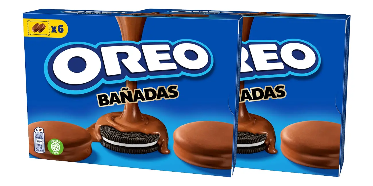 Chollo Pack de 24 galletas Oreo Bañadas de chocolate con leche por sólo 3,56€ con 70% de descuento en la 2ª unidad