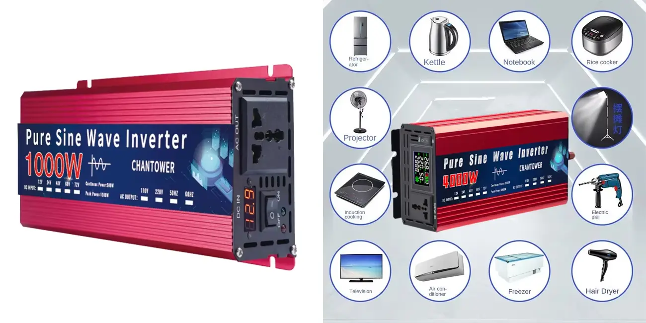 Chollo Inversor de onda sinusoidal pura CHANTOWER por sólo 32,99€ con cupón y envío gratis (-51%)