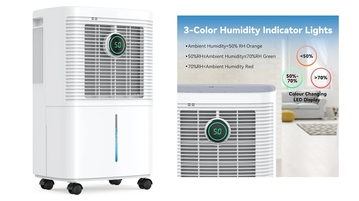 Controla la humedad de tu hogar de forma inteligente con este deshumidificador de 16 litros que baja a su precio MÍNIMO en Amazon