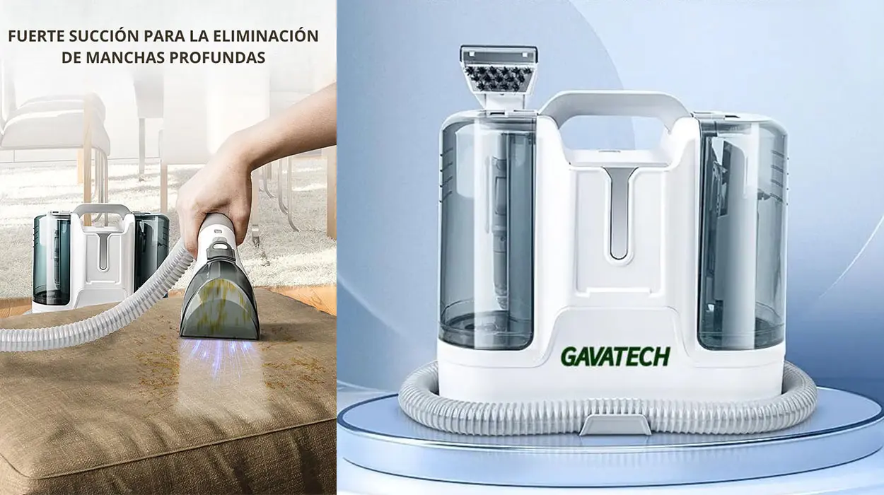 Limpia sin esfuerzo y deja las tapicerías impecables con este aspirador de agua de triple acción por 50,80€ (-55%)