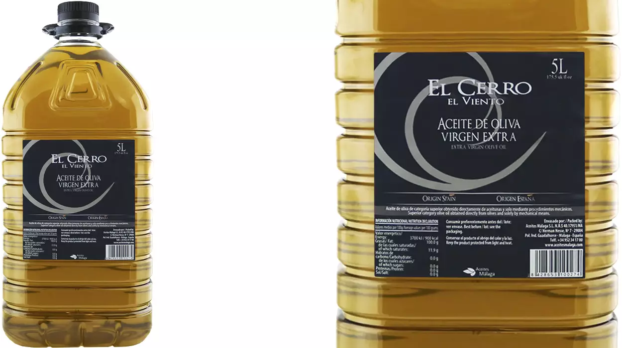 Chollo Garrafa 5 litros Aceite de oliva virgen extra El Cerro El viento por sólo 22,78€ con cupón y envío gratis (-51%)