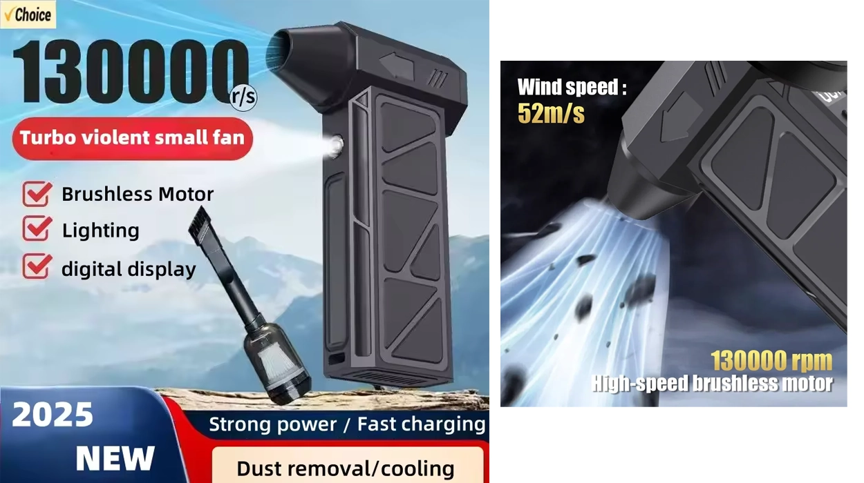 Chollo Soplador de polvo Violent Fan por sólo 12,86€ con envío gratis (-55%)