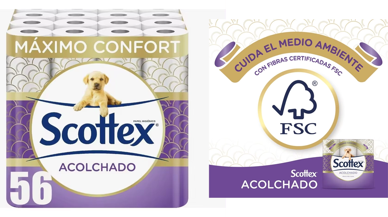 Papel higiénico Scottex Acolchado a precio de risa en AliExpress aprovechando este cupón (-43%)